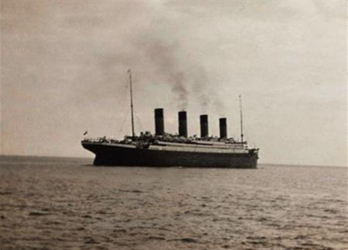 Last known photo of the Titanic